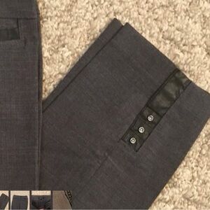 Women’s Renaur Gray Dress Pants with Black Accents